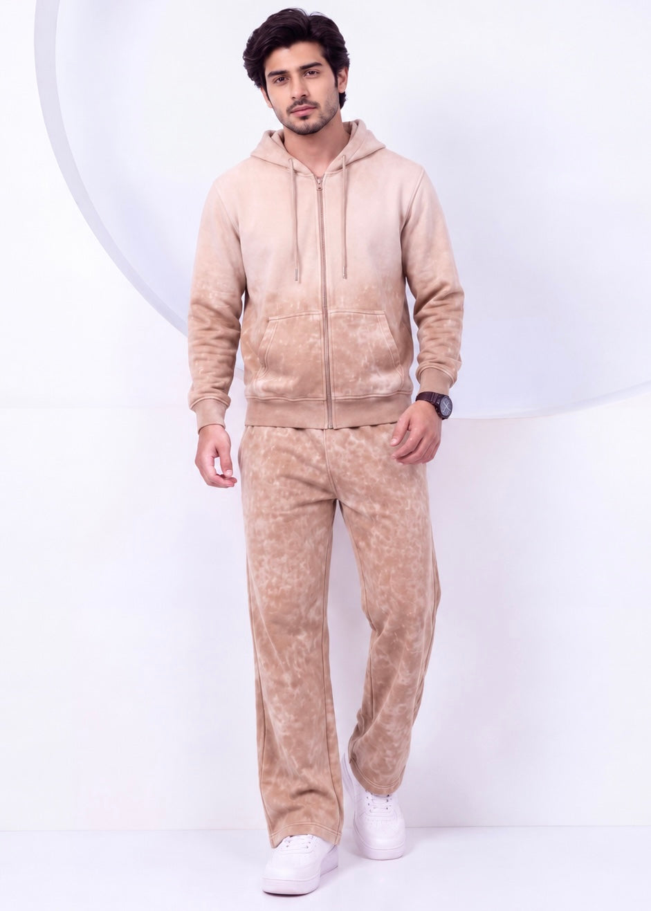 Premium SandWash - 100% Cotton Fleece Tracksuit