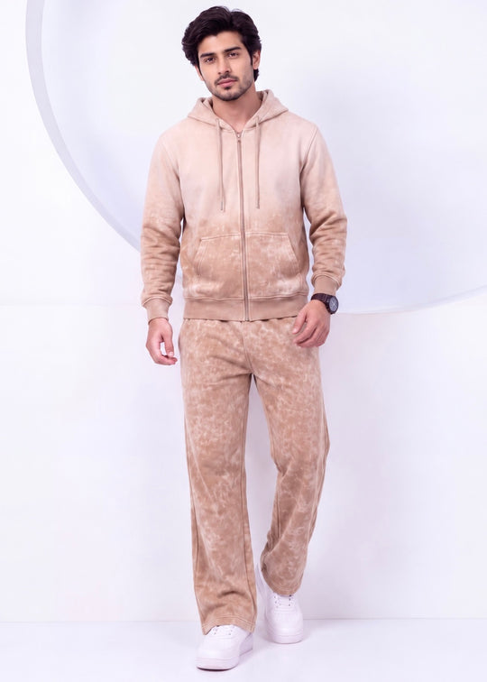 Premium SandWash - 100% Cotton Fleece Tracksuit