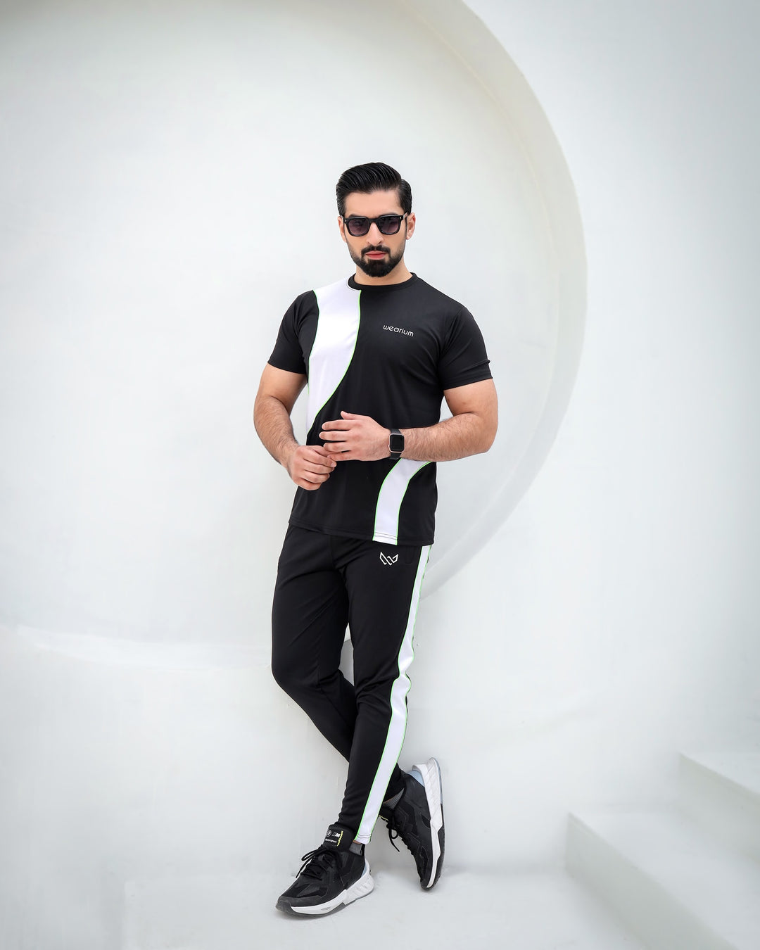 EliteFit - Black/White Twinset