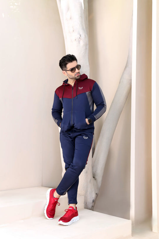 Flex-Fit Hoodie Tracksuit - Winter Tracksuit - Wearium