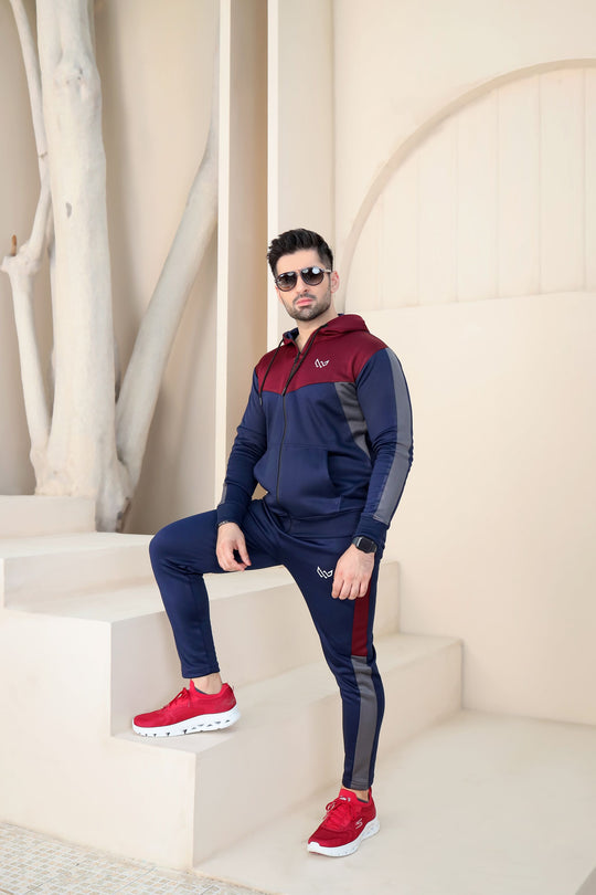 Flex-Fit Hoodie Tracksuit - Winter Tracksuit - Wearium