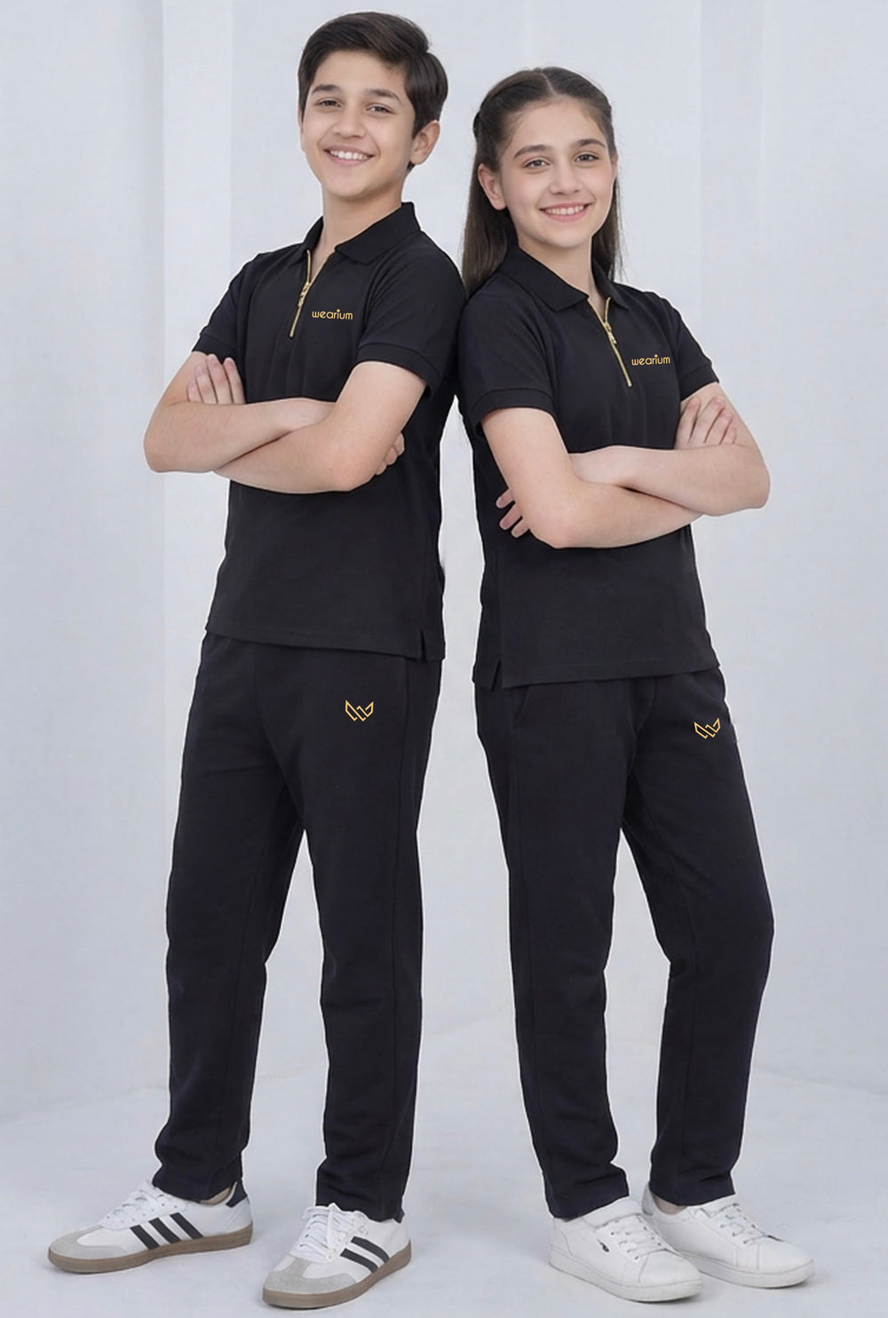 Black Boss Kids - Premium Cotton Polo Twinset