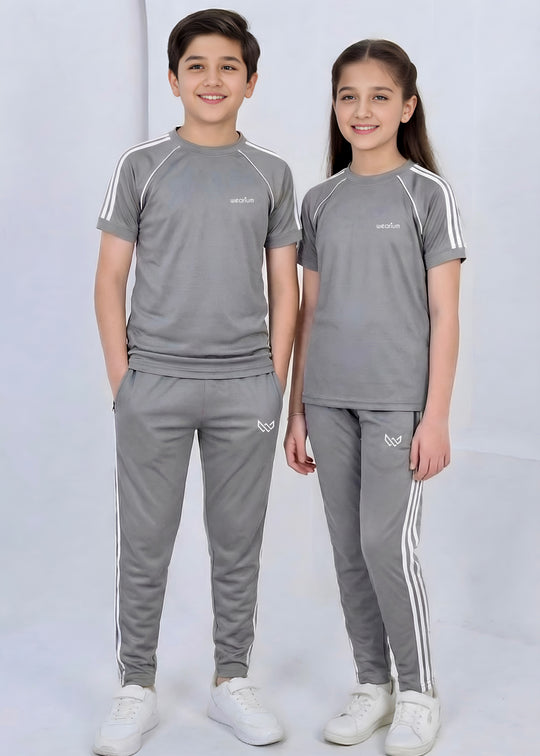 Saqqi Grey - Kids Dri-Fit