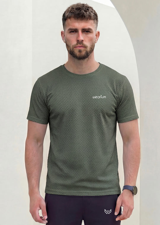 Imported Mesh Grid - Forest Green Tracksuit