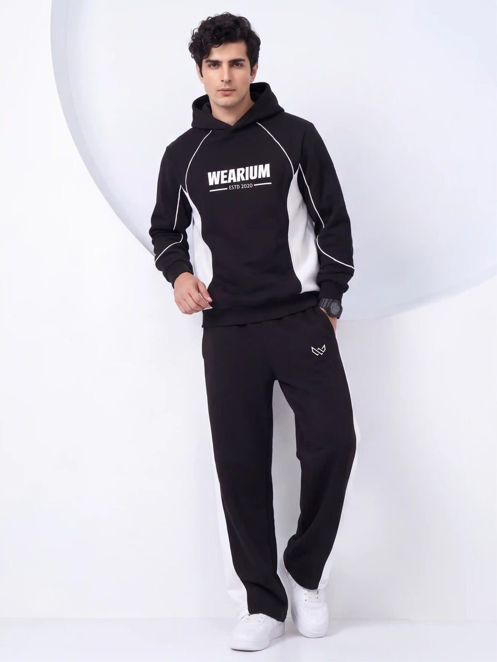 Nightfall - B/W Contrast Tracksuit