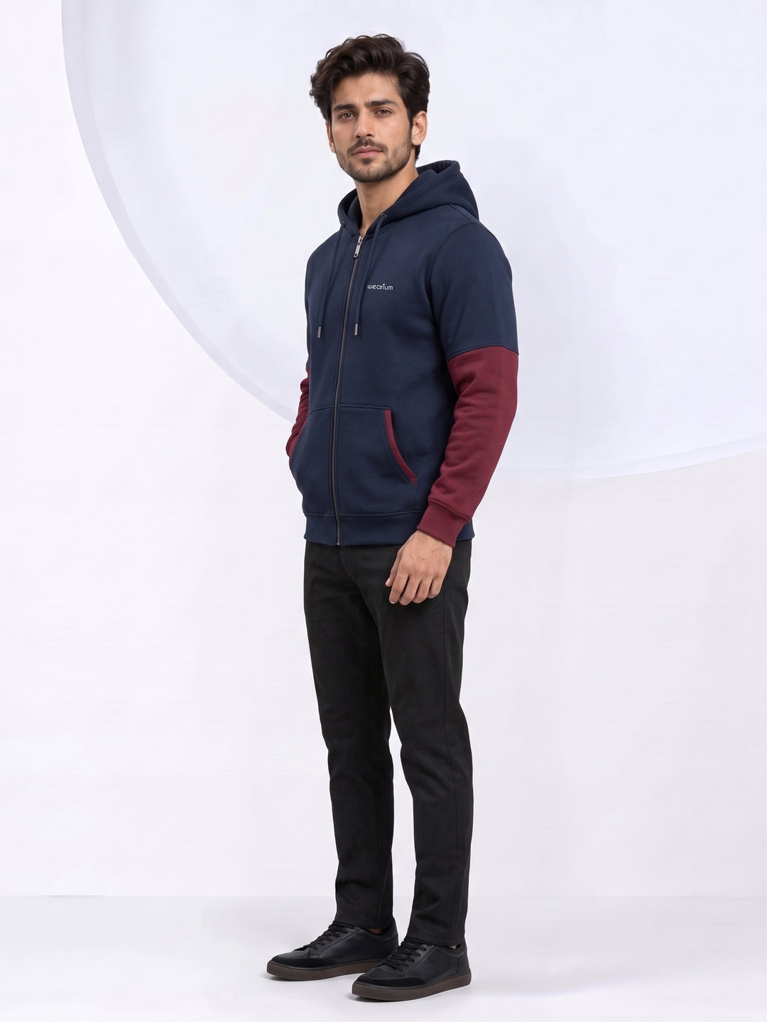 Urban Duo Premium Cotton – Navy Blue & Burgundy