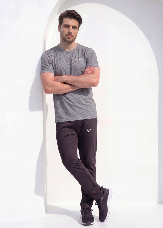 Grey Knit - Premium Tracksuit