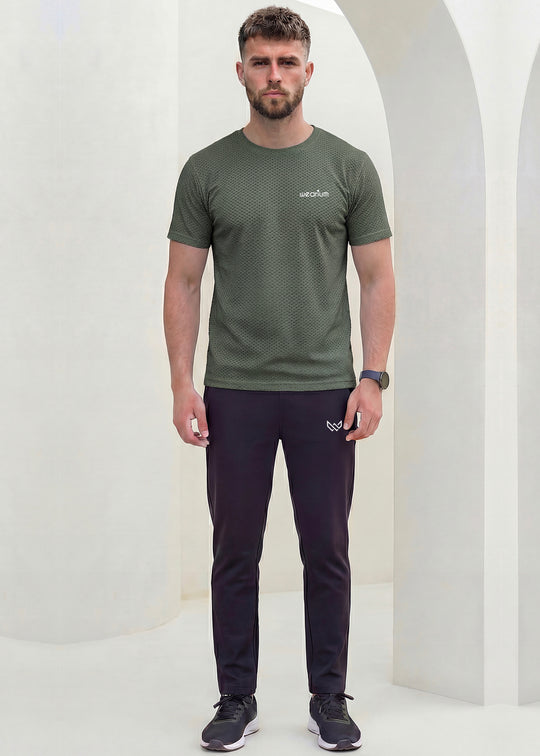 Imported Mesh Grid - Forest Green Tracksuit