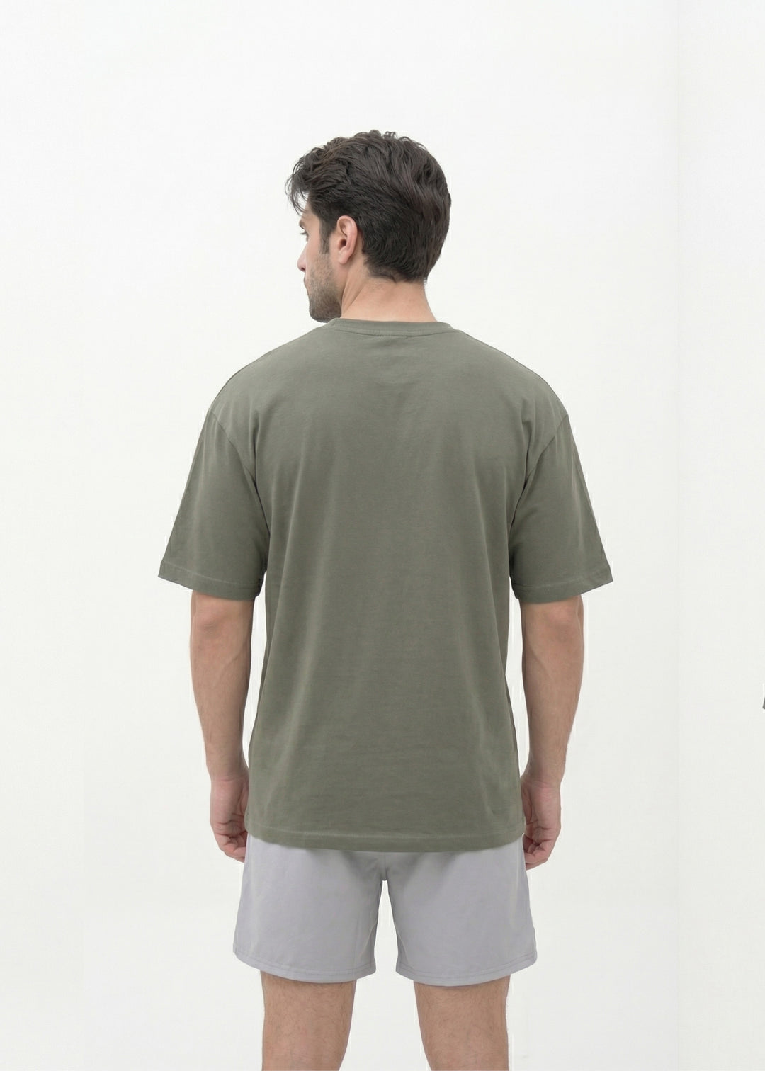 W Prime Oversized Tee - Pista Green 100% Cotton