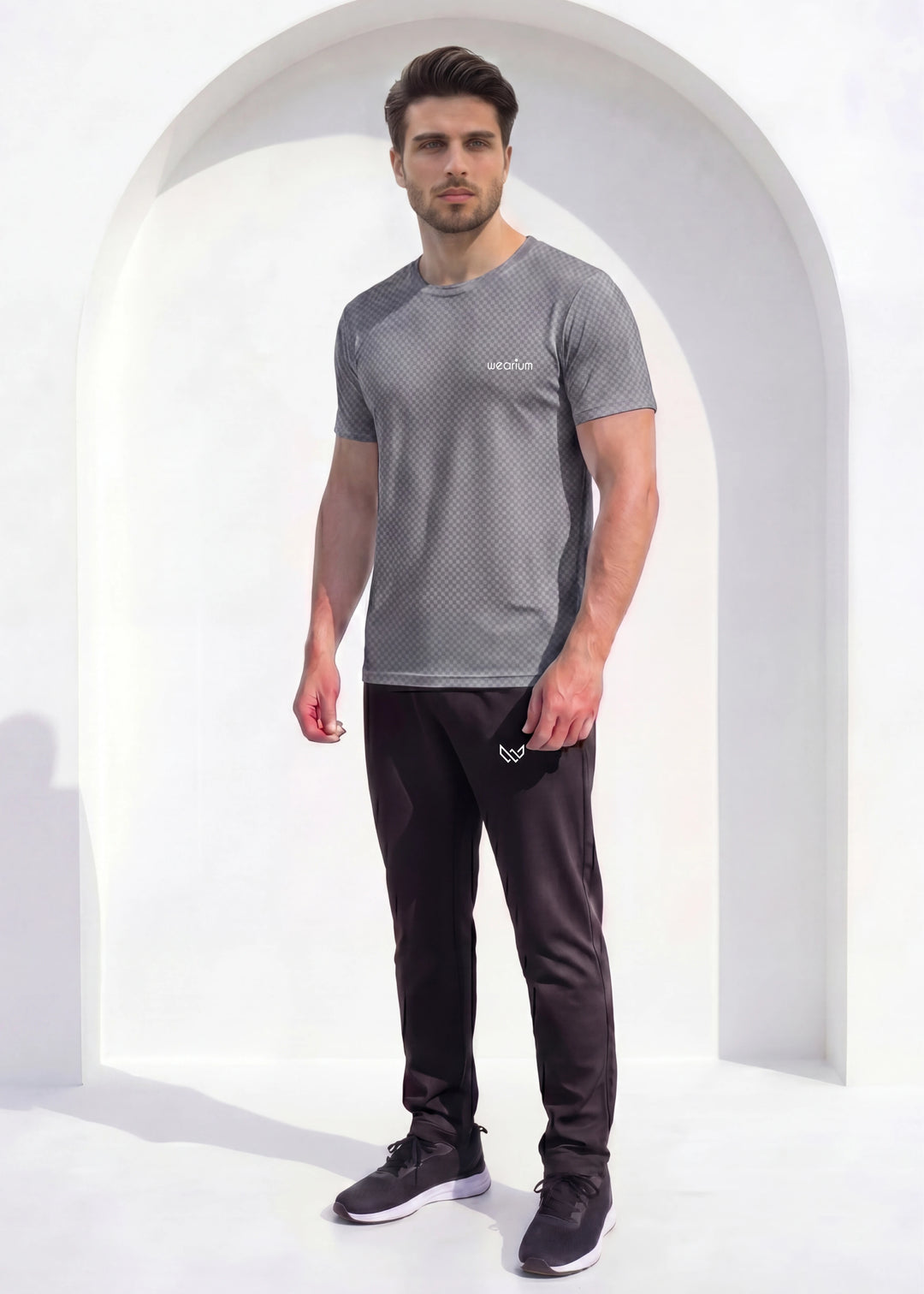 Grey Knit - Premium Tracksuit