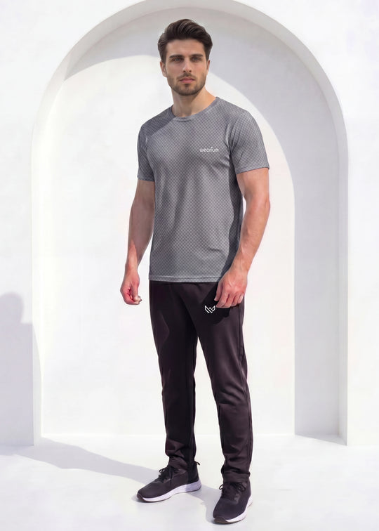 Grey Knit - Premium Tracksuit