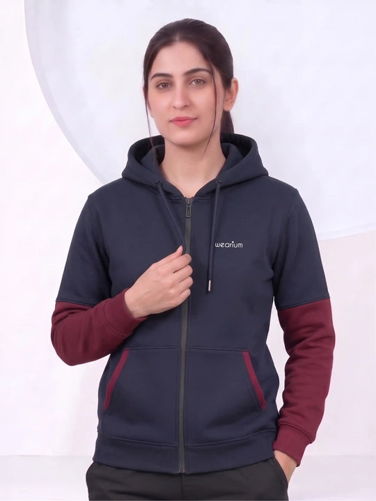 W - Urban Duo Premium Cotton – Navy Blue & Burgundy