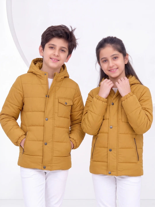 Mustard Bomber Jacket - Kids
