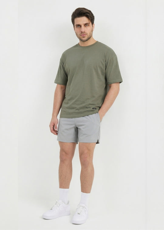 W Prime Oversized Tee - Pista Green 100% Cotton