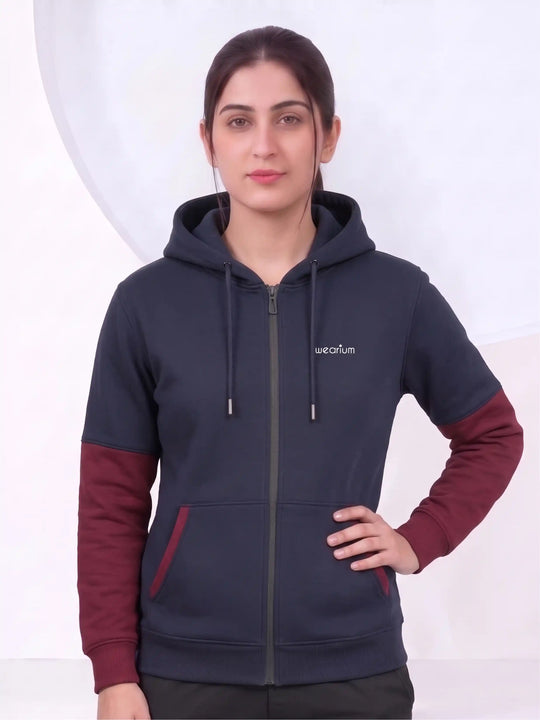 W - Urban Duo Premium Cotton – Navy Blue & Burgundy