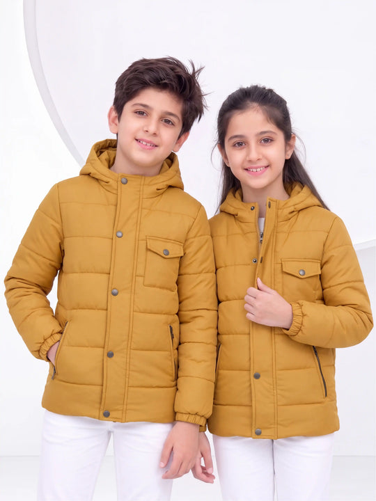 Mustard Bomber Jacket - Kids