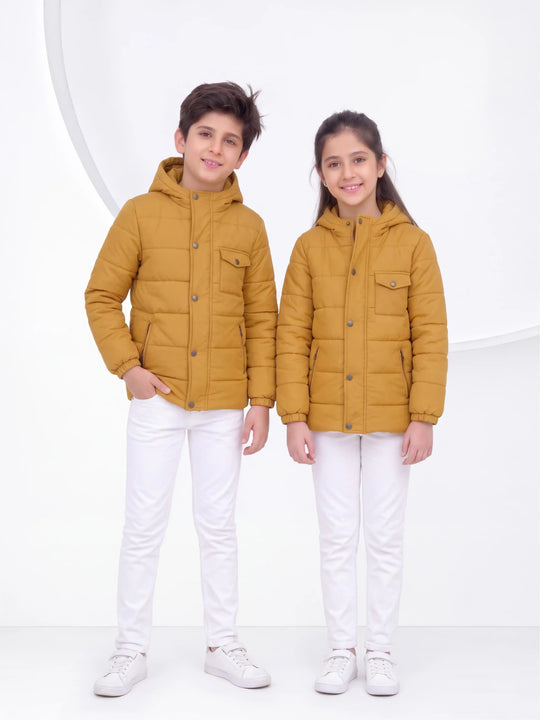 Mustard Bomber Jacket - Kids