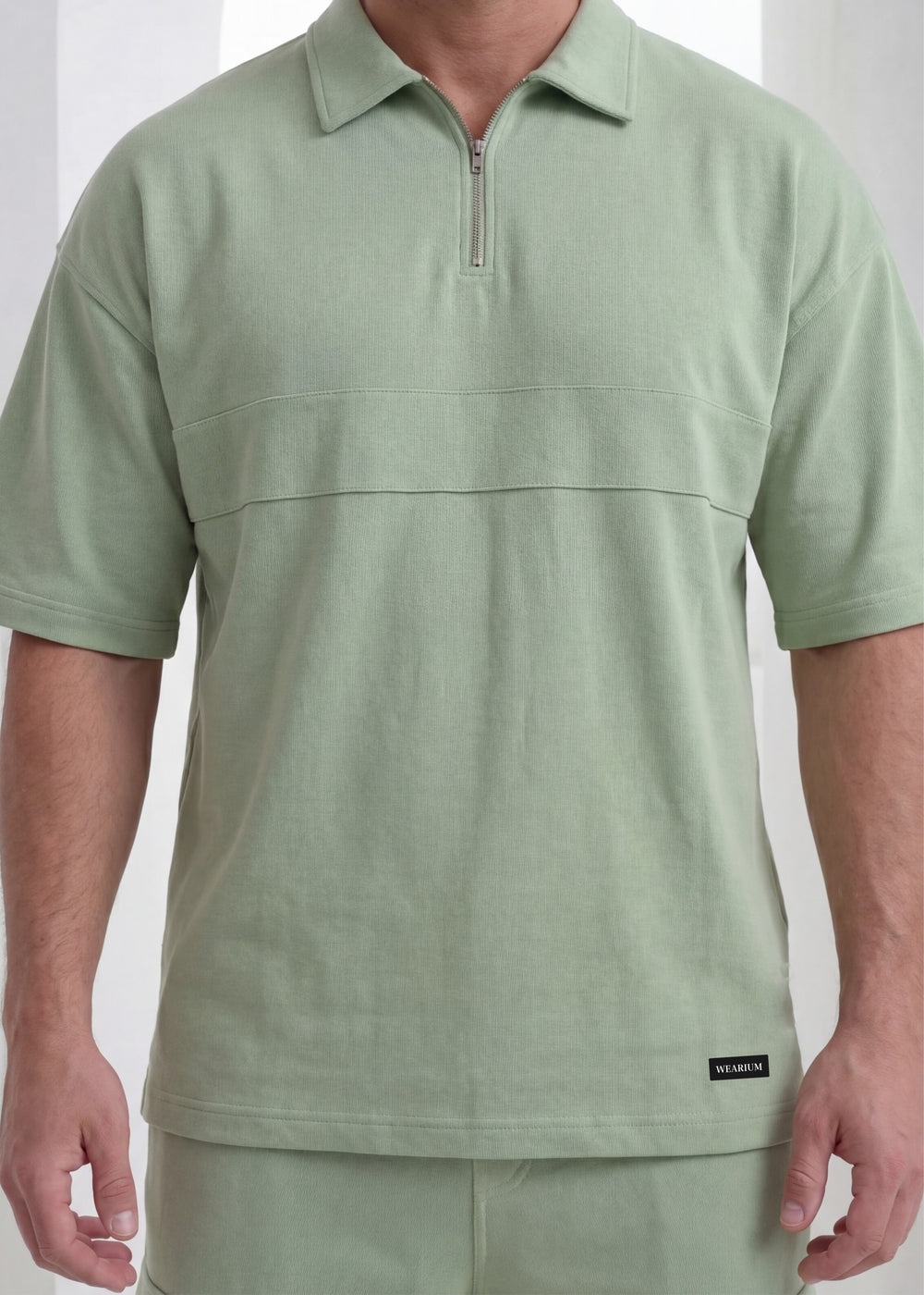 Ridge Cargo Polo Suit - Premium Sage Green