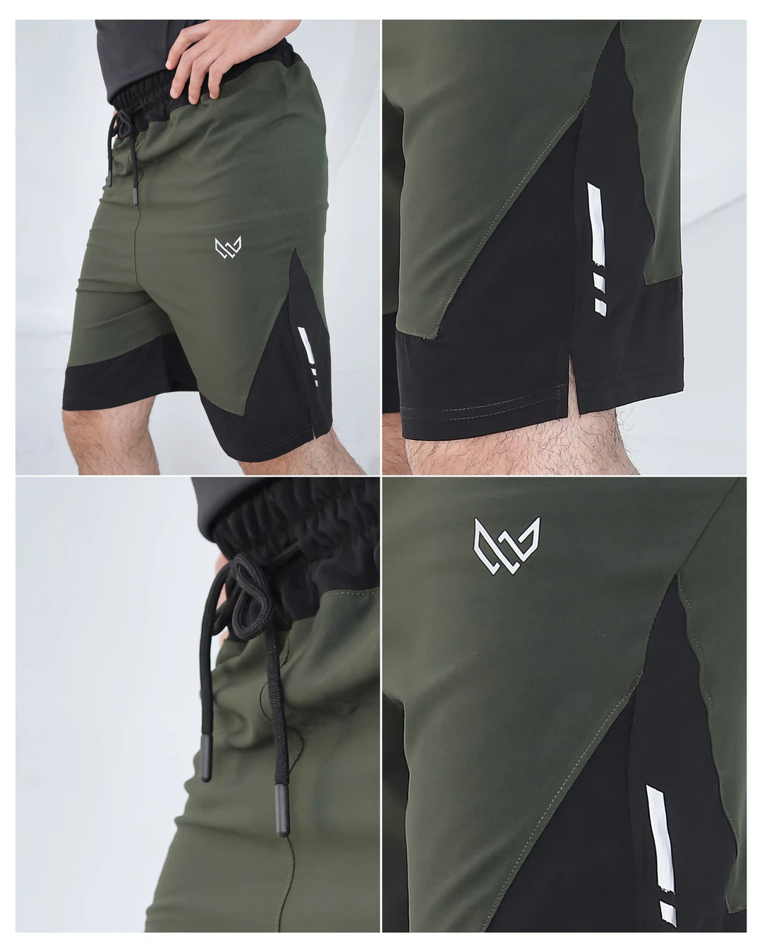 Agility Shorts - Olive/Black