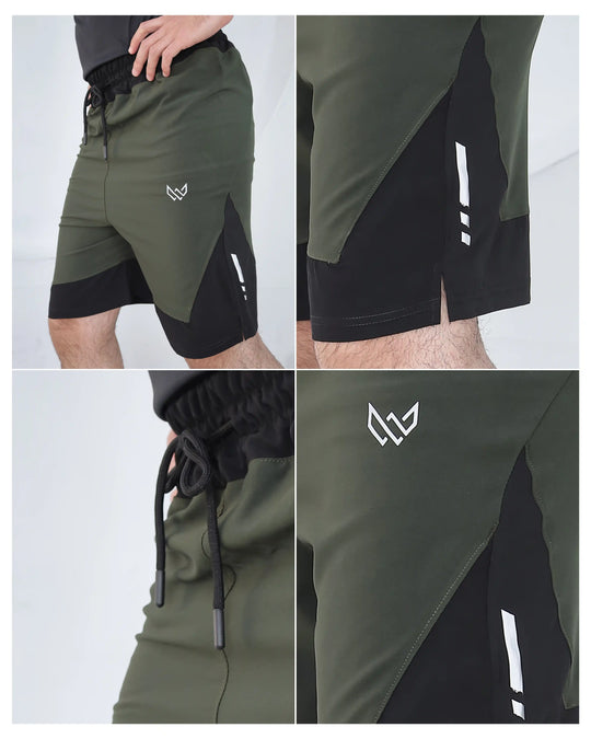 Agility Shorts - Olive/Black