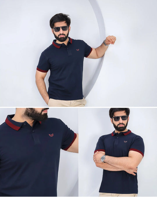 N/M Contrast - Premium Cotton Polo