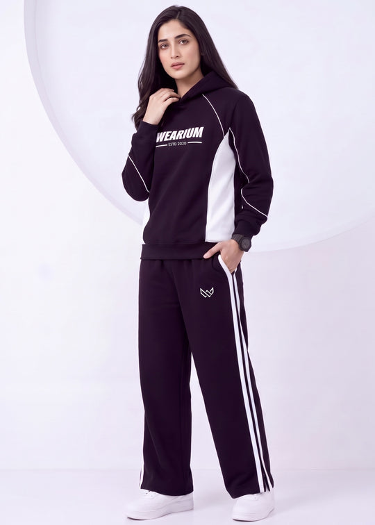 W-Nightfall - B/W Contrast Tracksuit