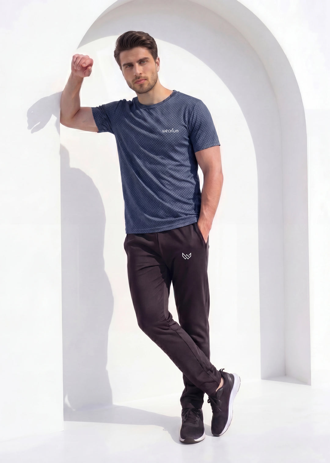 Box Knit Navy - Premium Tracksuit