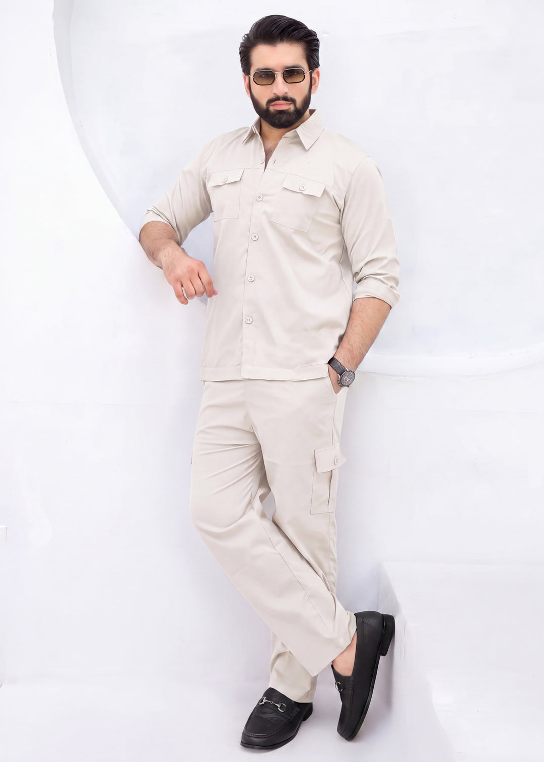 Beige Classic - Premium Safari Suit