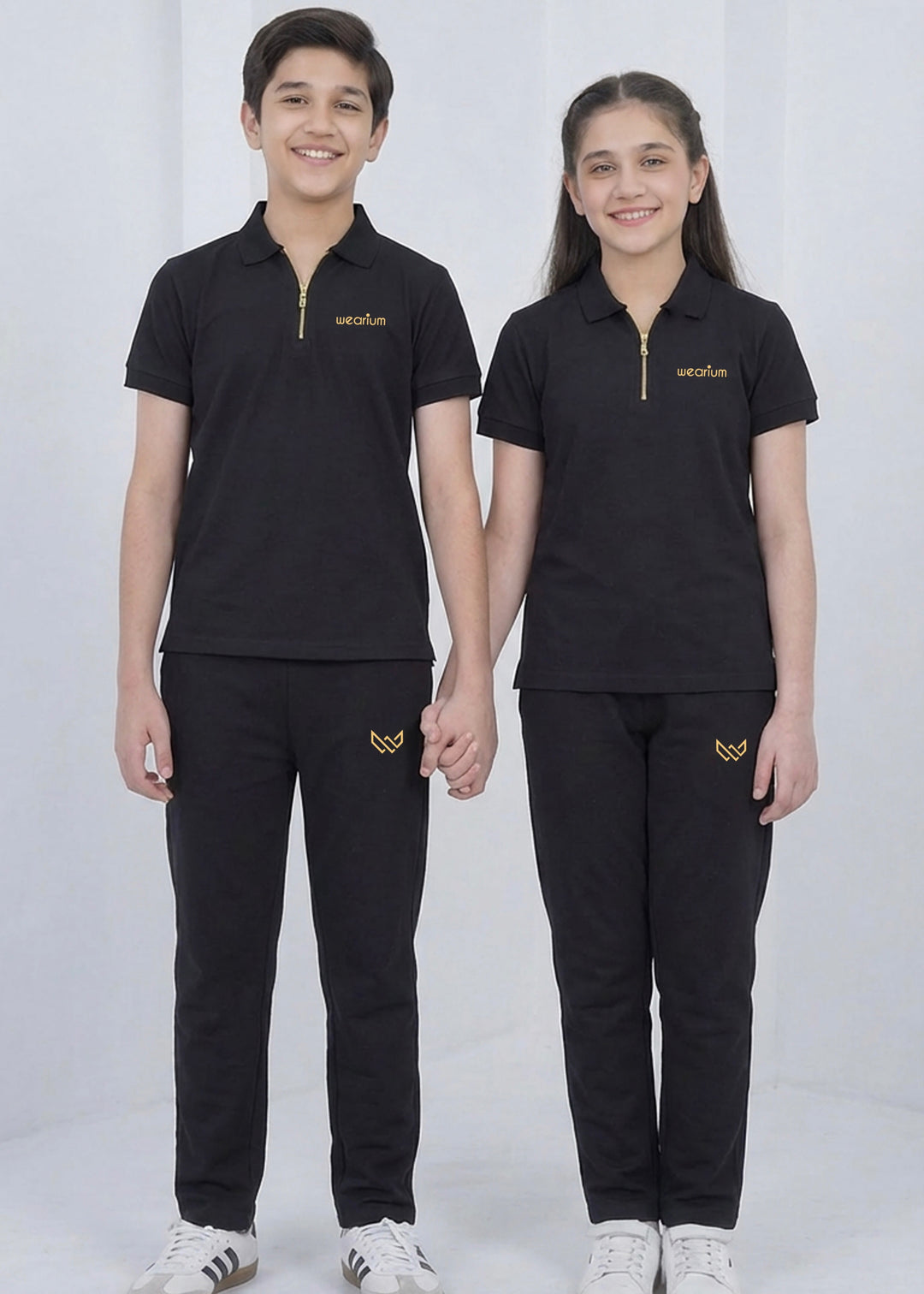 Black Boss Kids - Premium Cotton Polo Twinset