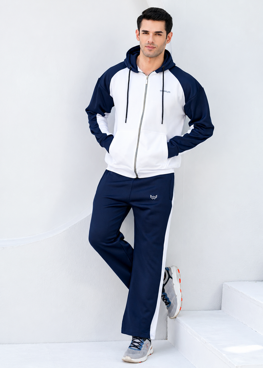 Legacy - Navy/White Oversized Winter Tracksuit