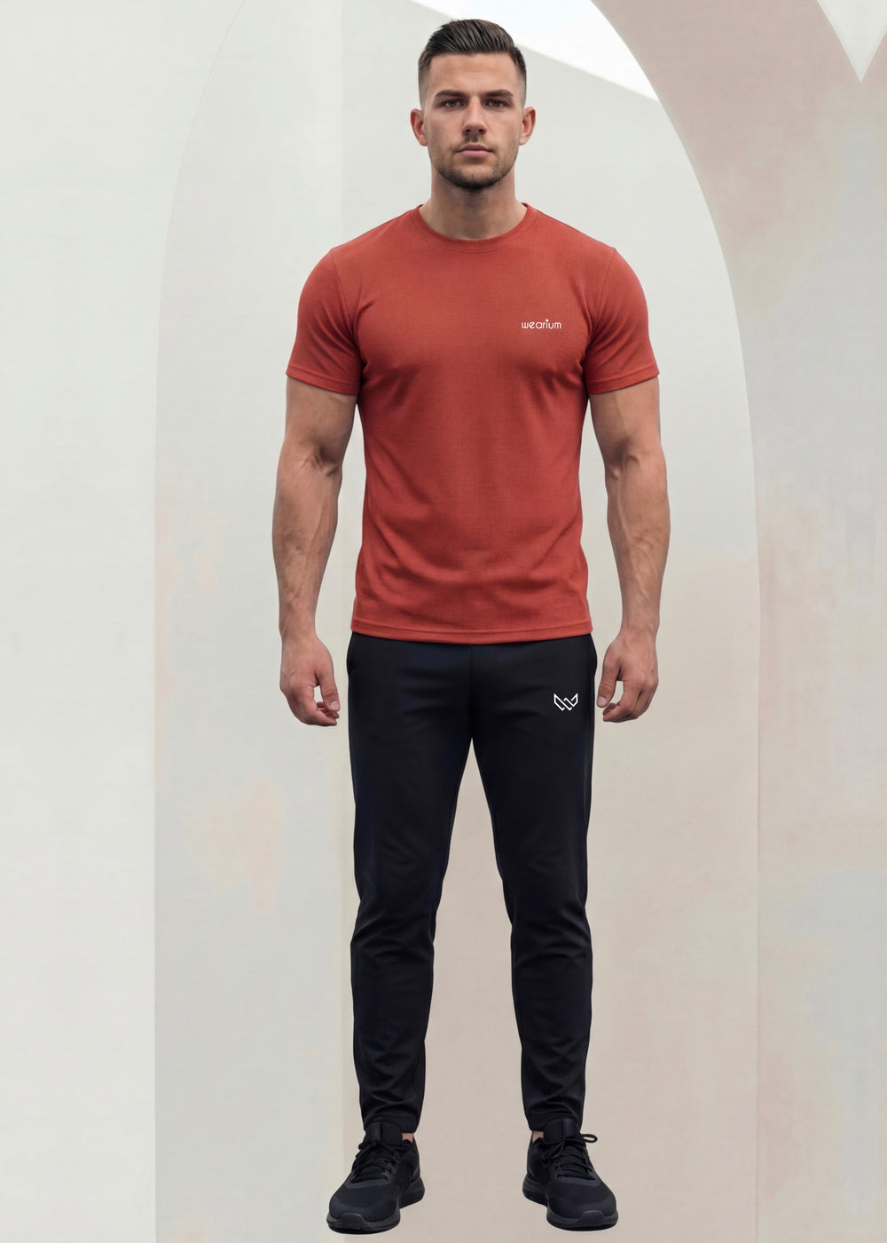 Imported Mesh Block Tee - Teal