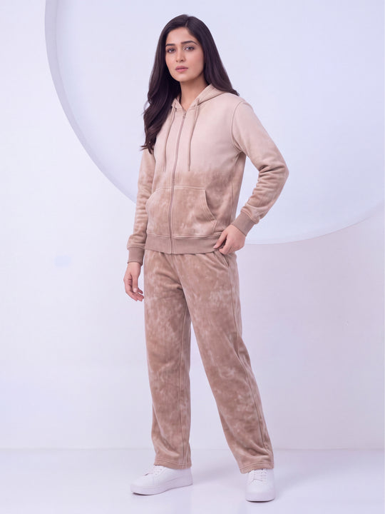 Women's/Premium SandWash - 100% Cotton Fleece Tracksuit
