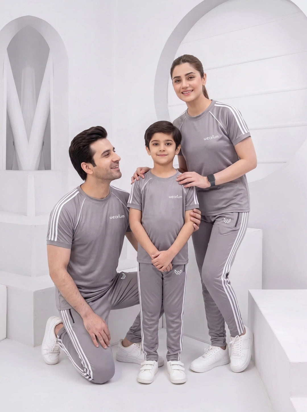 Saqqi's Best Loved - Pebble Grey Tri-Liner Family