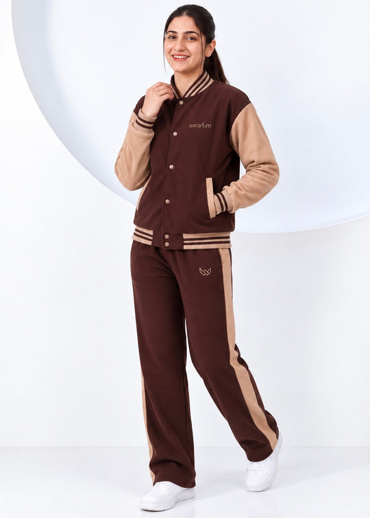 W-Heritage Brown Varsity - LE Tracksuit