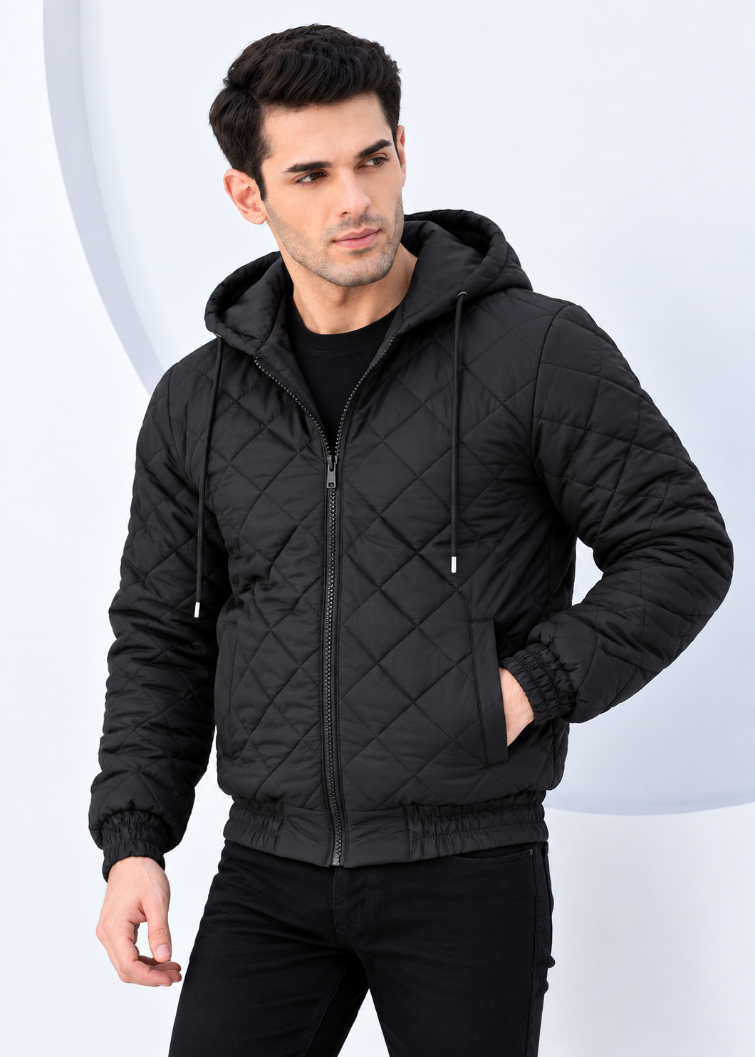 The Prestige Quilted Jacket - High Value Black