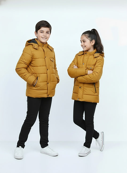 Mustard Bomber Jacket - Kids
