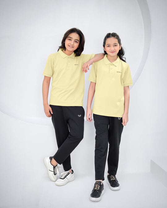 Cool Lime - Premium Cotton Polo Twinset