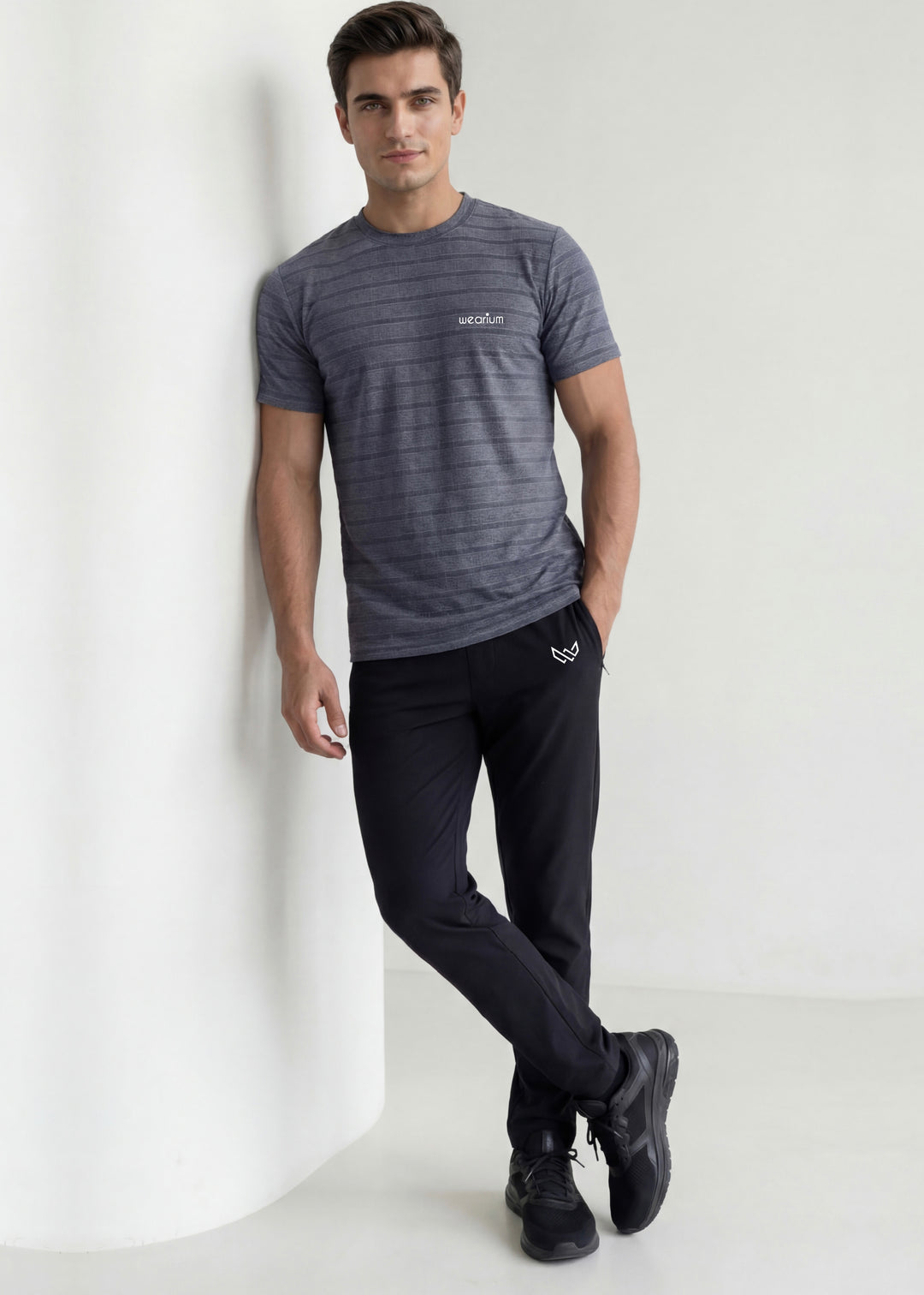 Imported Popcorn Knit - Zinc Tracksuit