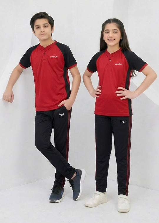 Red Fusion - Kids Dri-Fit