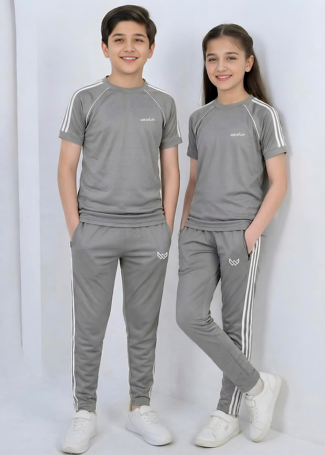 Saqqi Grey - Kids Dri-Fit