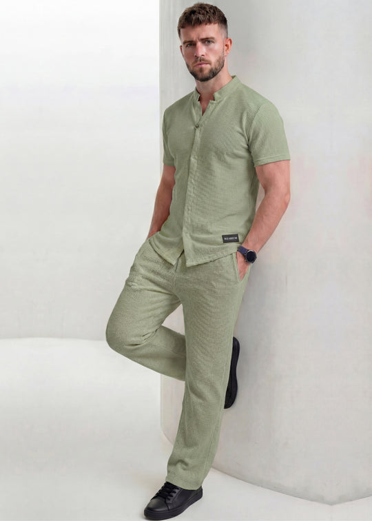 Sage Box-Knit - Premium Co-ord Set