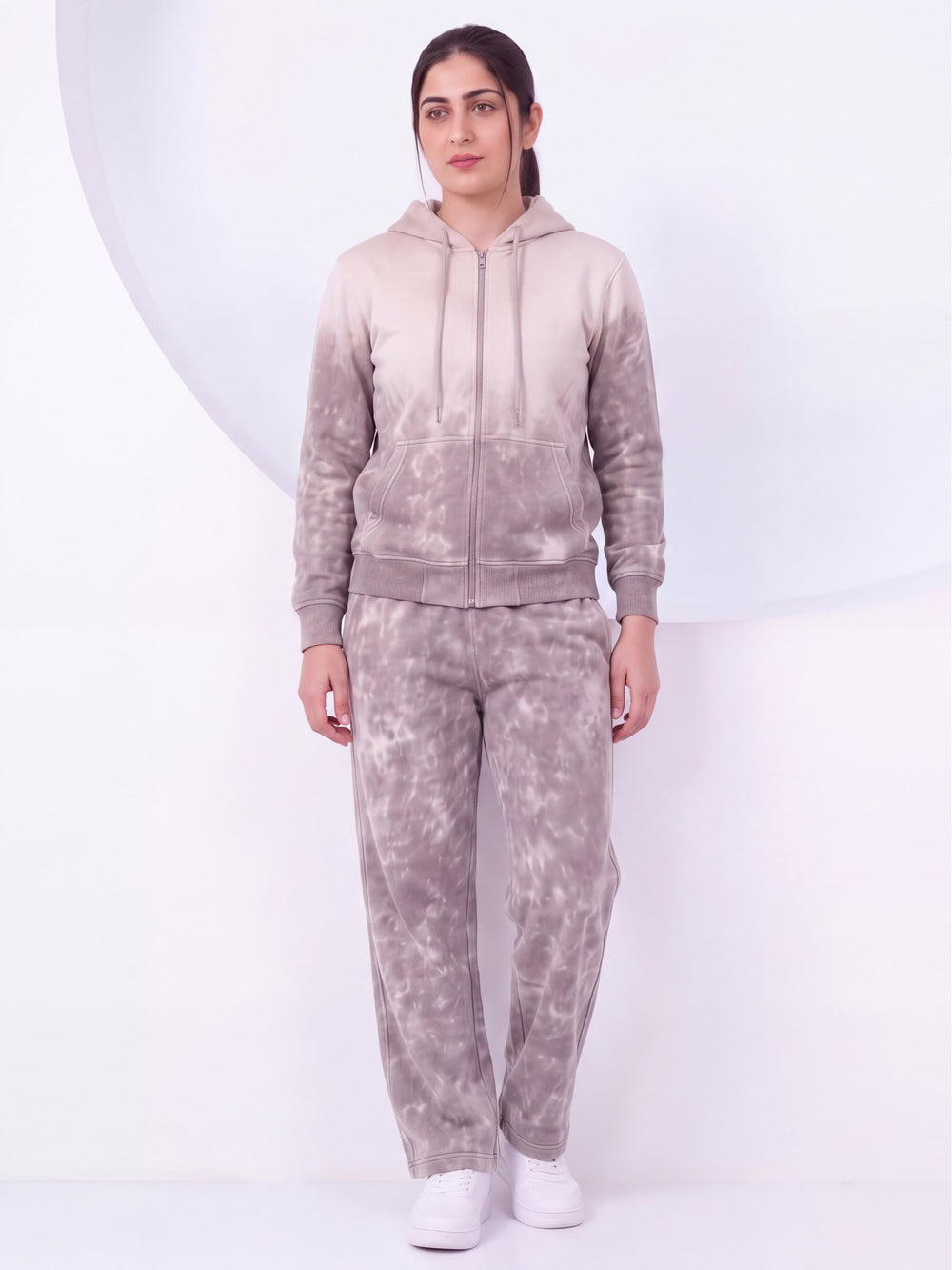 Women's/Premium CloudeWash - 100% Cotton Fleece Tracksuit