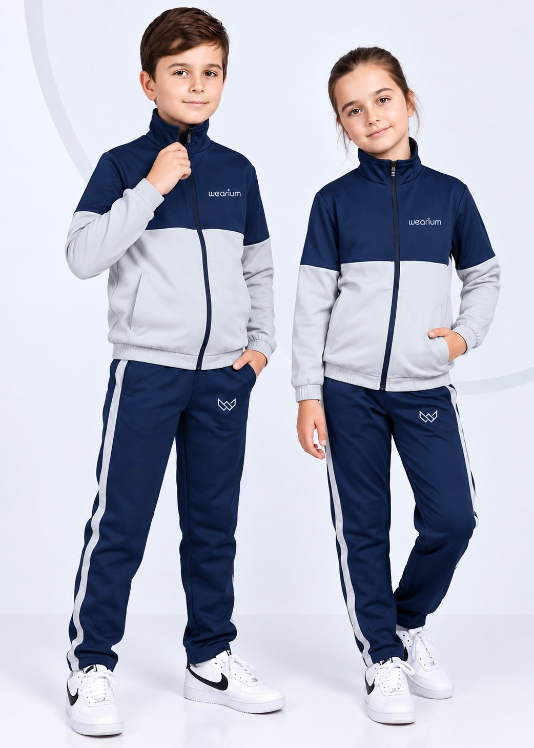 Navy Glide - Kids Winter Tracksuit