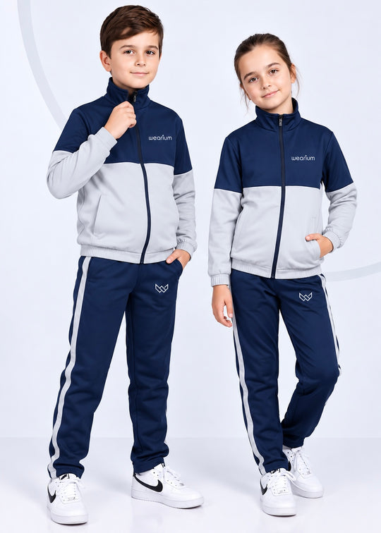 Navy Glide - Kids Winter Tracksuit
