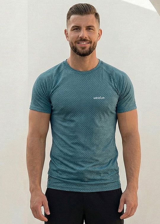 Textured AirLite Knit - Teal Tracksuit