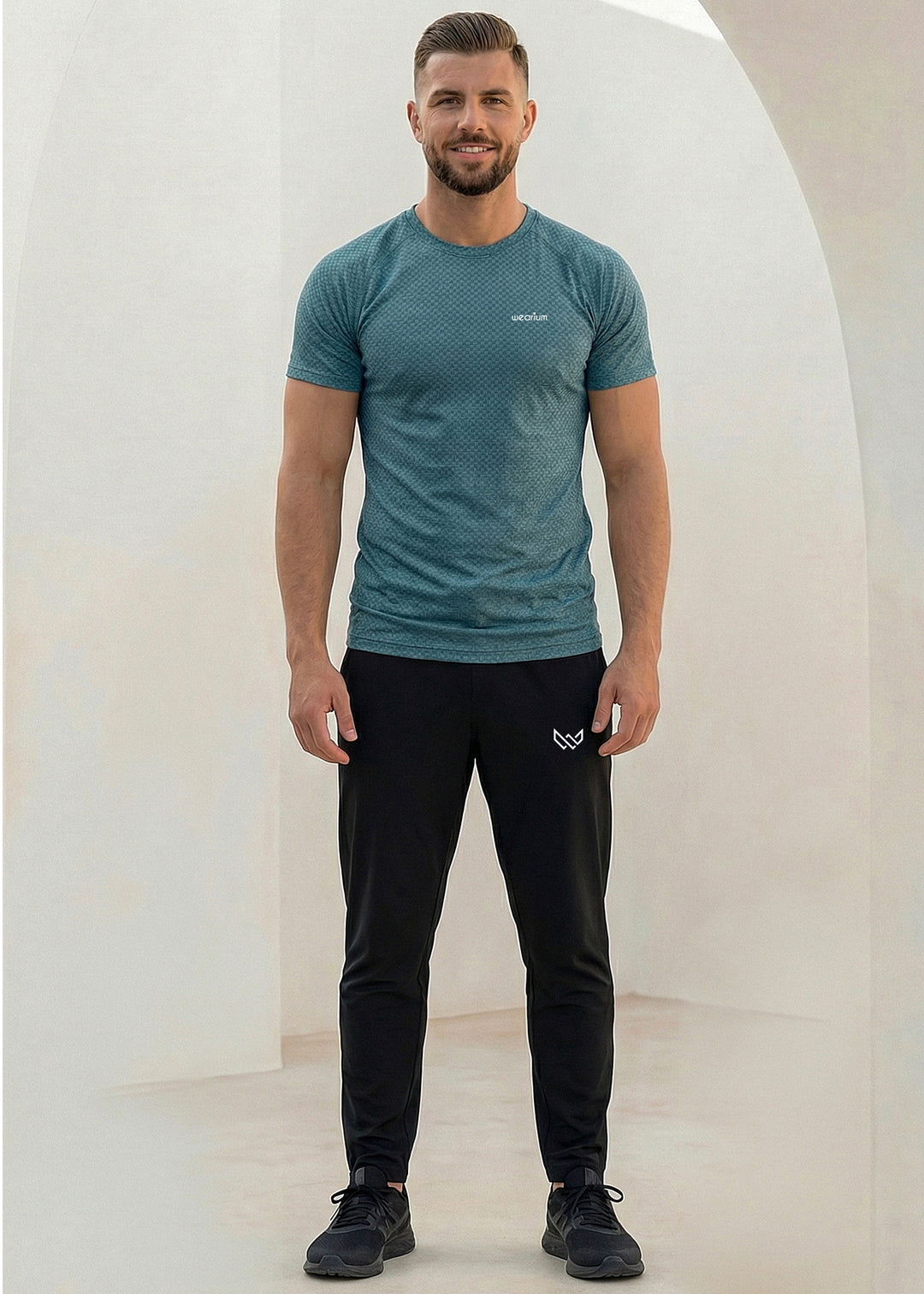 Textured AirLite Knit - Teal Tracksuit