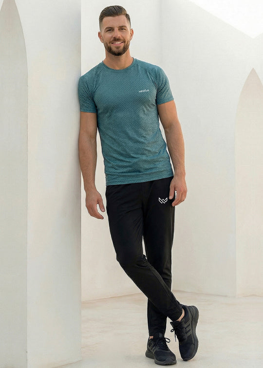 Textured AirLite Knit - Teal Tracksuit