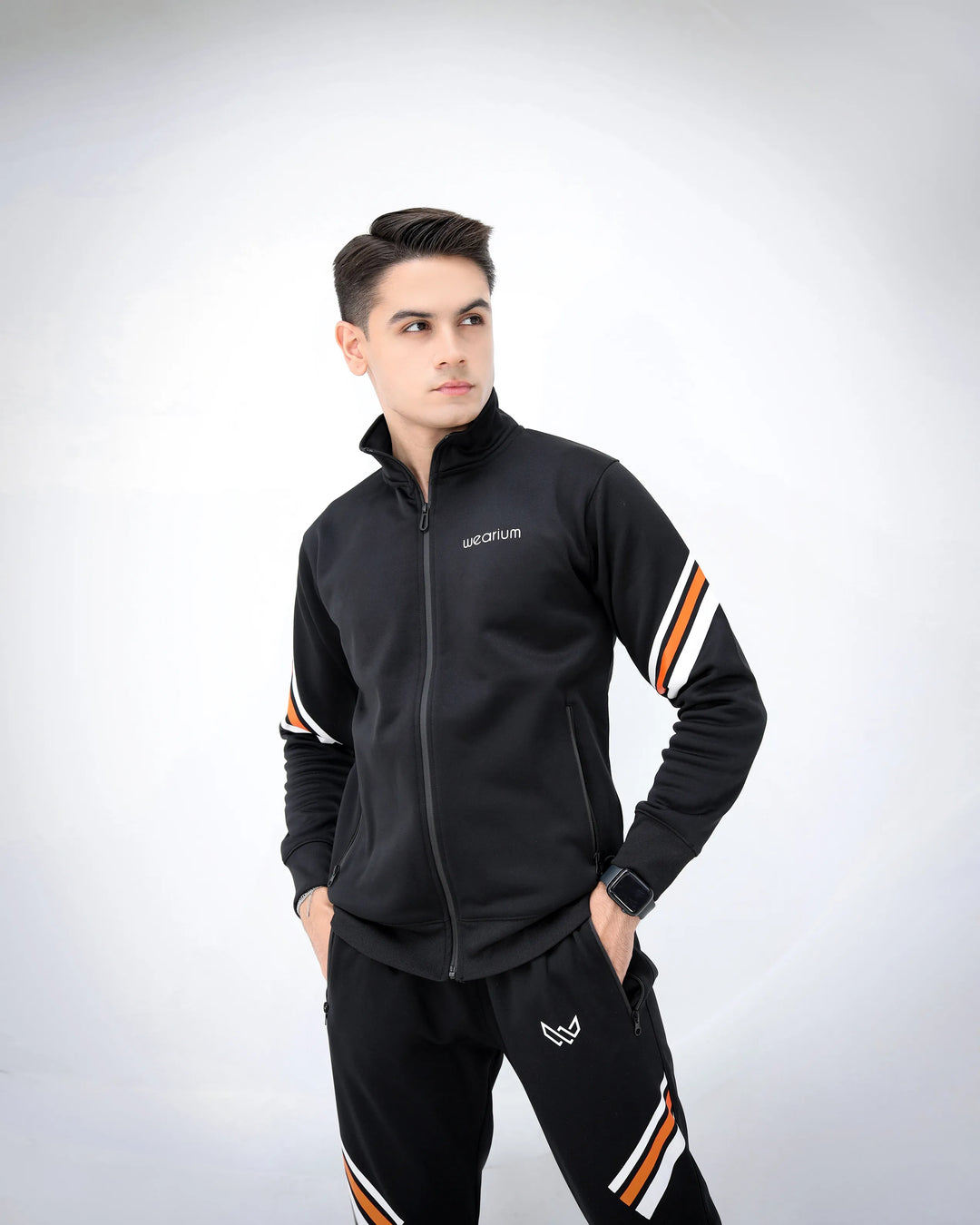 Men's winter tracksuit jacket and trousers