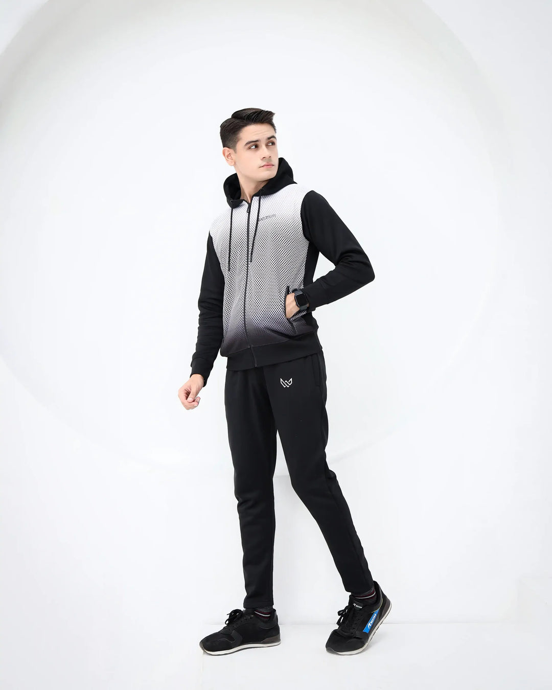 Fade design hoodie Tracksuit
