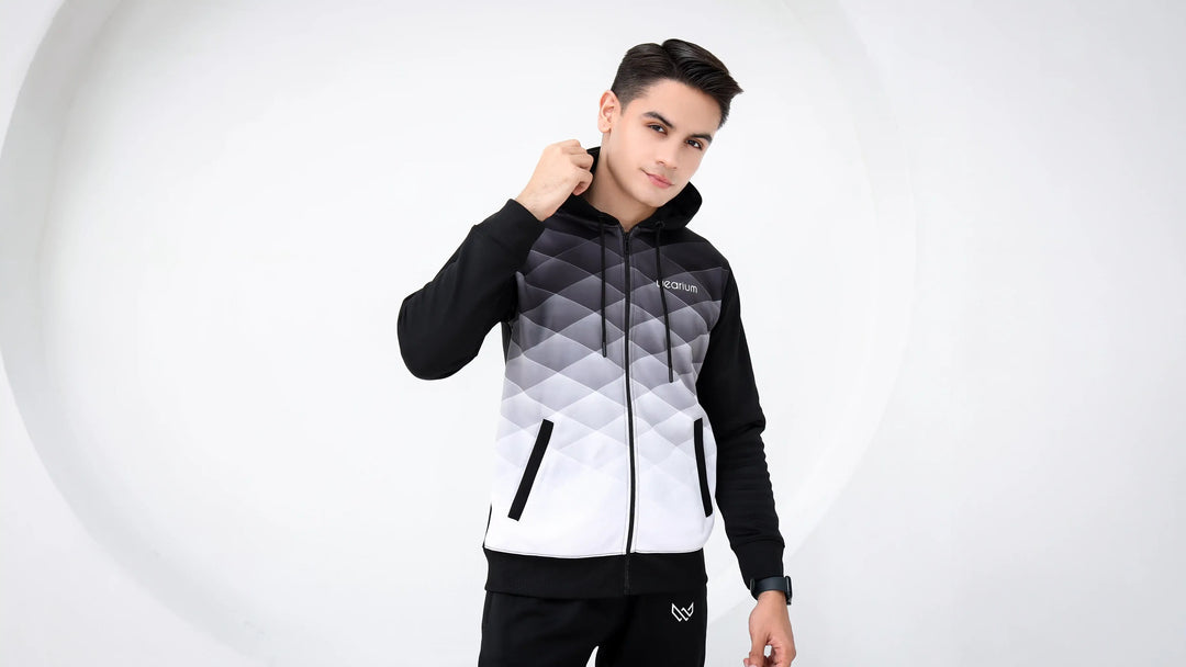 Full-zip winter tracksuit